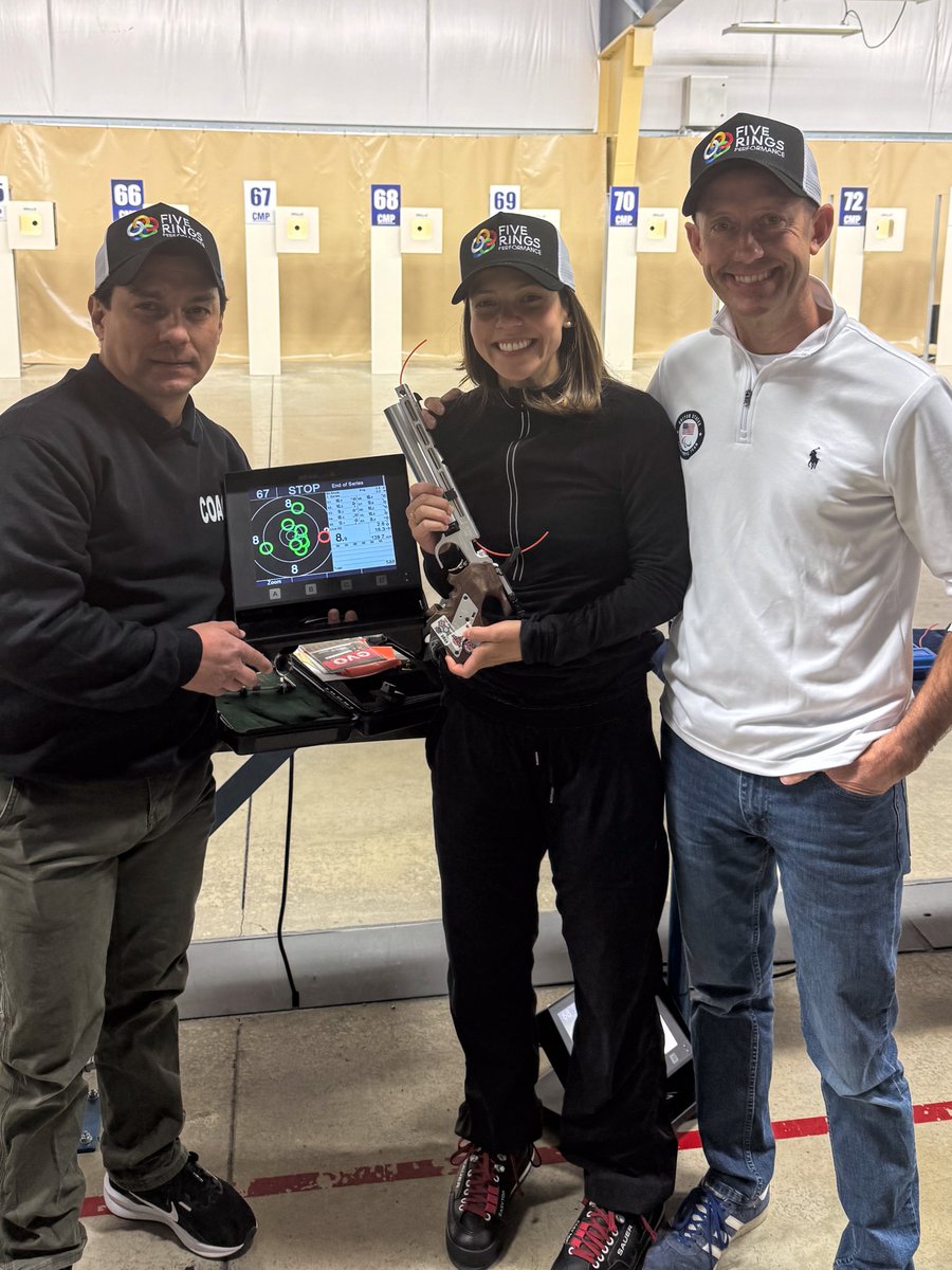 BREAKING NEWS! Huge congratulations to air pistol competitor Nathalia Tobar who set a new Women's 60 Shot Qualification record score at the Camp Perry Open!! Her score of 588-22X stands for both CMP and USA Shooting. Outstanding!! 🥳🥳🥳
