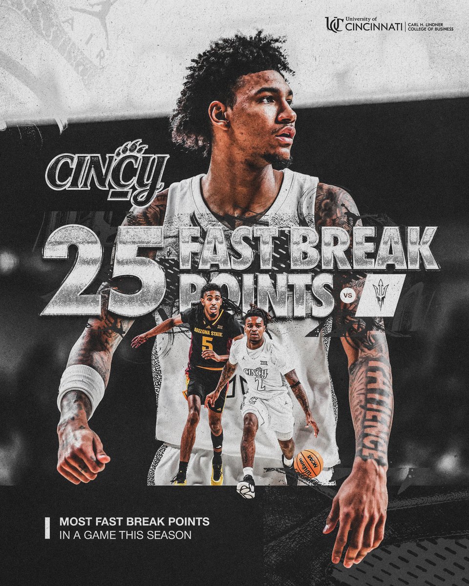 Breakaway speed. 💨

#Bearcats | <a href="/LindnerCollege/">Lindner College of Business</a>