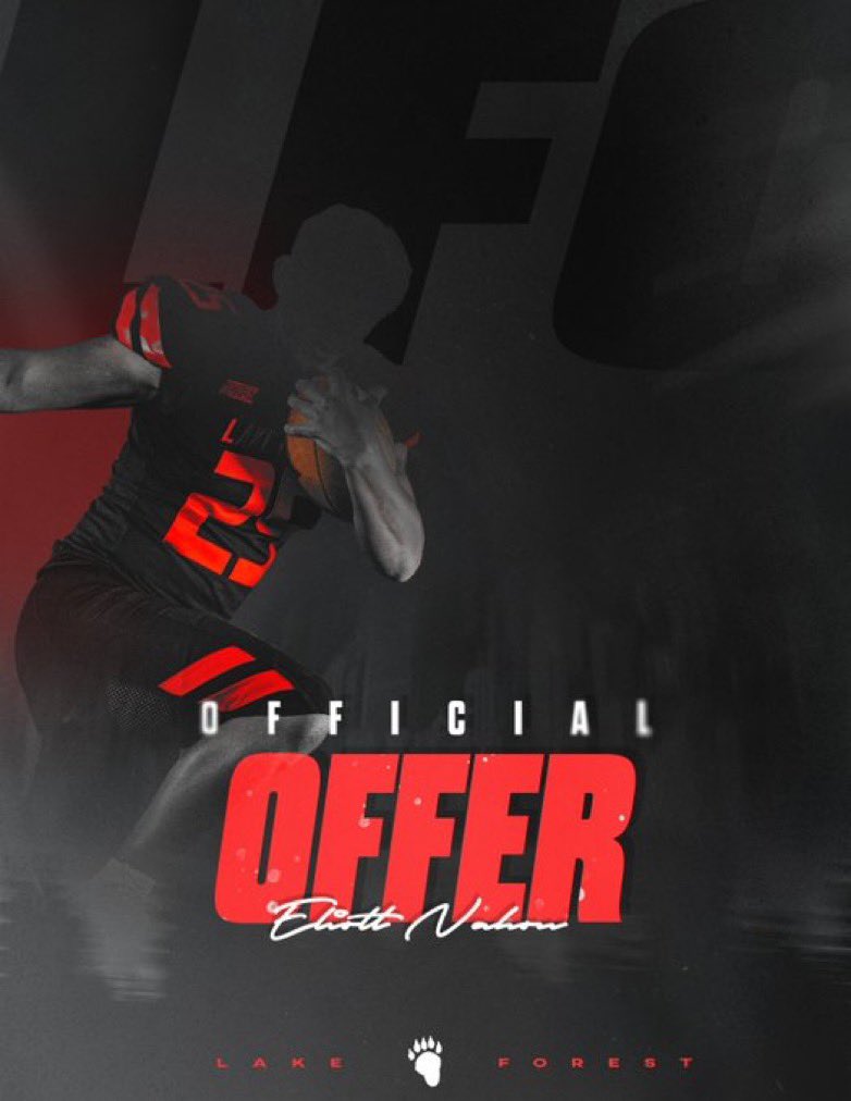 After a great talk with <a href="/M_Gorogianis87/">Mark Gorogianis</a> I’m blessed to receive an offer from lake forest college. 
<a href="/notlocalexander/">Colton Alexander</a> <a href="/TimThomasBRS/">Tim Thomas</a> <a href="/ErikPeanut/">E RICO</a>