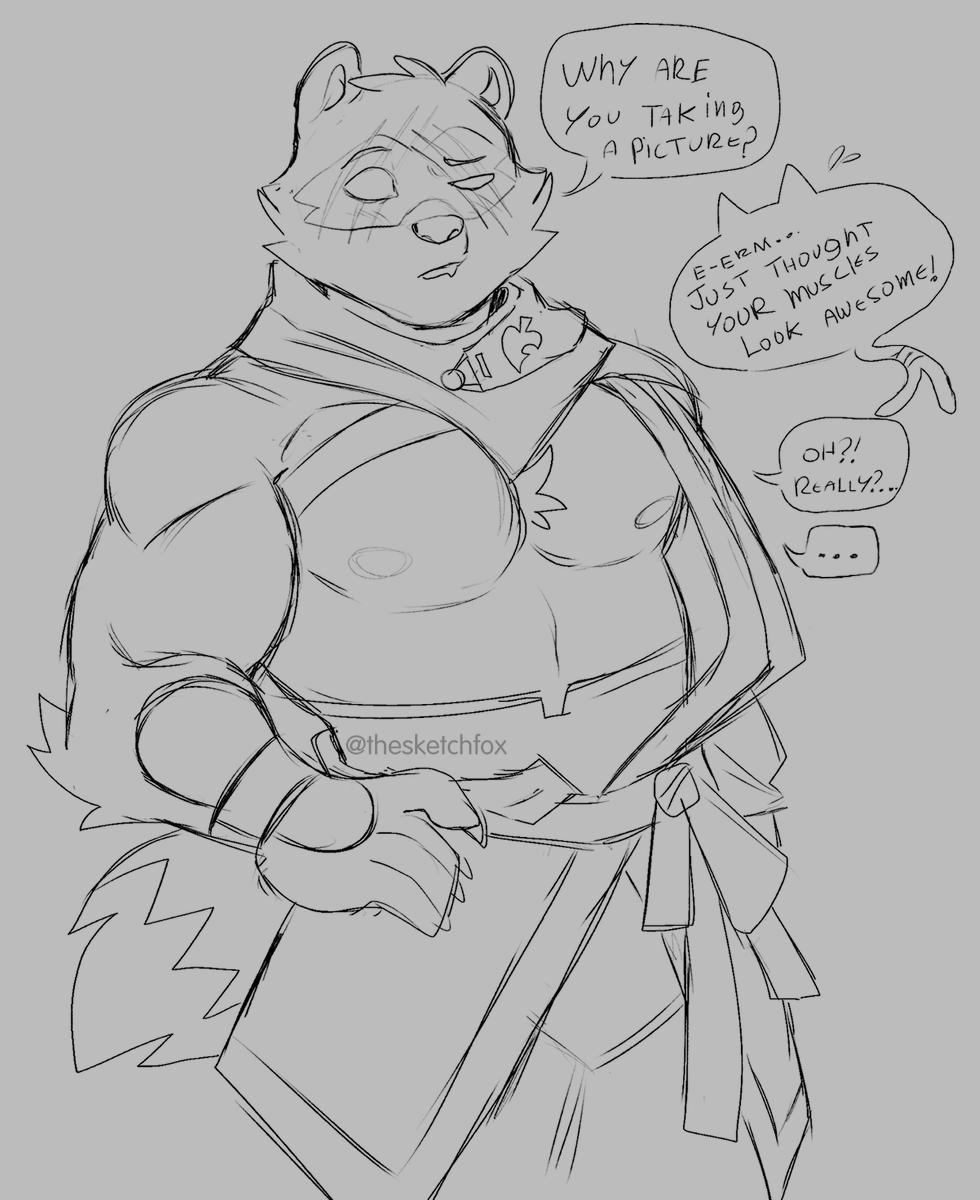 TheSketchFox's tweet photo. Nyanja caught spying 1/?? https://t.co/38NgRCODYc