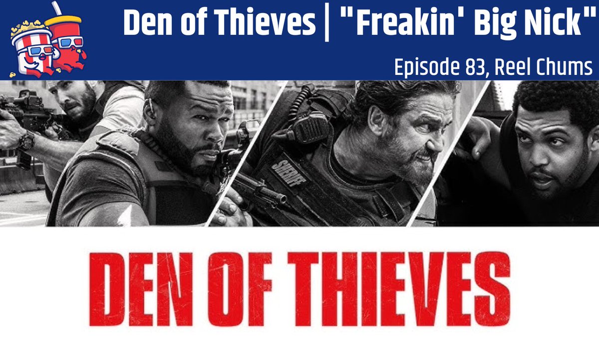 ReelChums's tweet photo. 🎙️ New Episode Alert! 🎙️

This week, we look at ‘Den of Thieves’—the gritty 2018 heist thriller packed with action, robberies, and quite the performance from #GerardButler in prep for #DenofThievesPantera🔥💰

🎧 Tune in now on your favorite podcast platform! https://t.co/JLCTRmpEHq