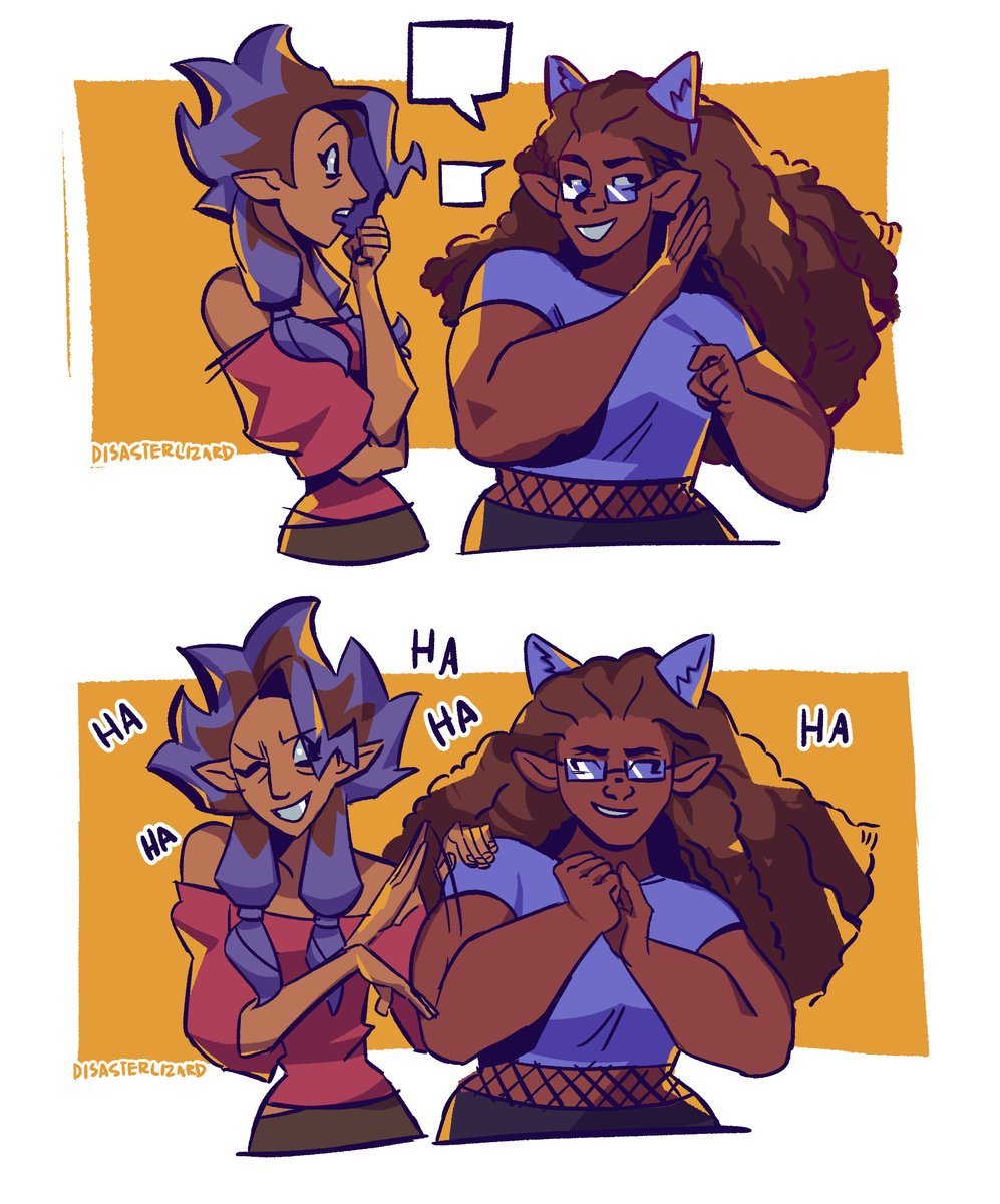 little comic of some best friends joking around #ocs