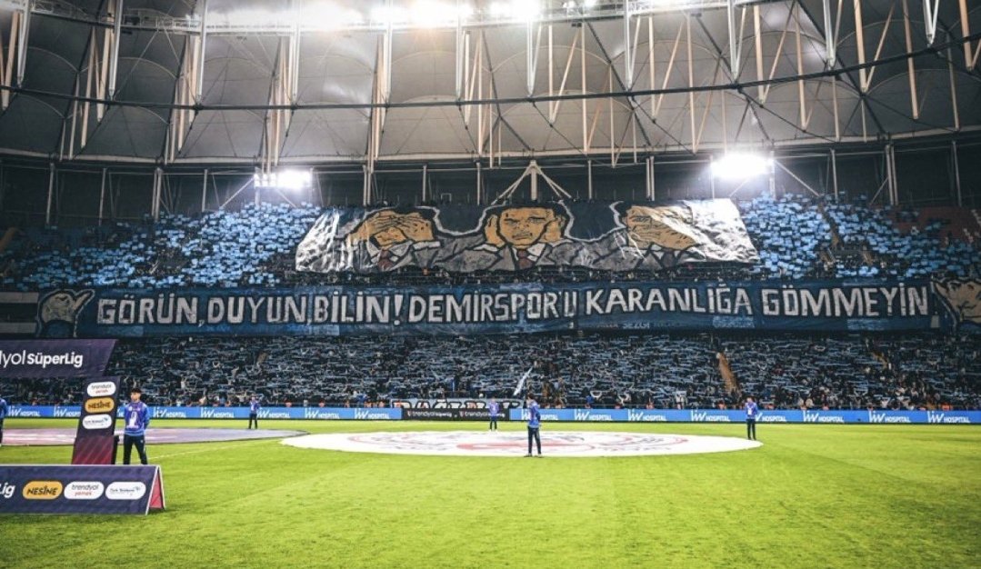 Şirketleştirip kaçanlar,
Şirketleştirip içini boşaltanlar,
Herşey oluken susanlar,
Üç kuruş şan için hala duranlar;

UTANSIN!...
<a href="/AdsKulubu/">Adana Demirspor</a> 
#AdanaDemirspor