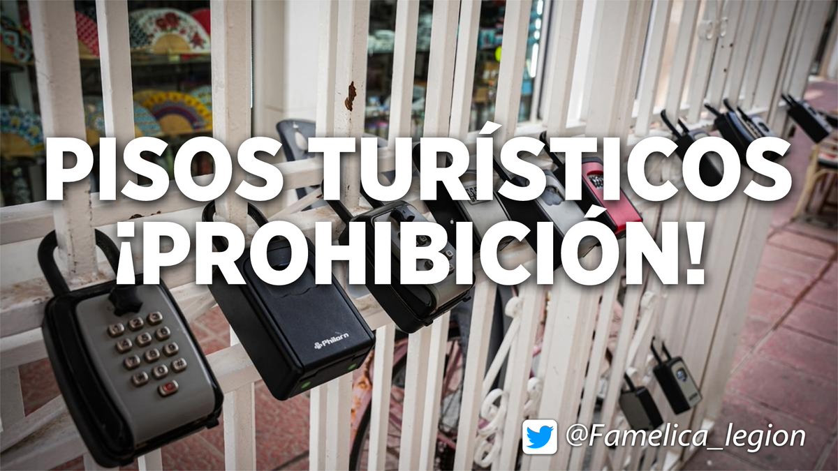 🌿 La vivienda turística es vivienda no construida para el turismo que se roba a familias y destruye las ciudades.

🌿 Quien quiera hacer turismo que vaya a un hotel, a un hostal, a un camping, a un albergue, a un parador…

🌿 La vivienda turística debe ser prohibida.

¡Pásalo!
