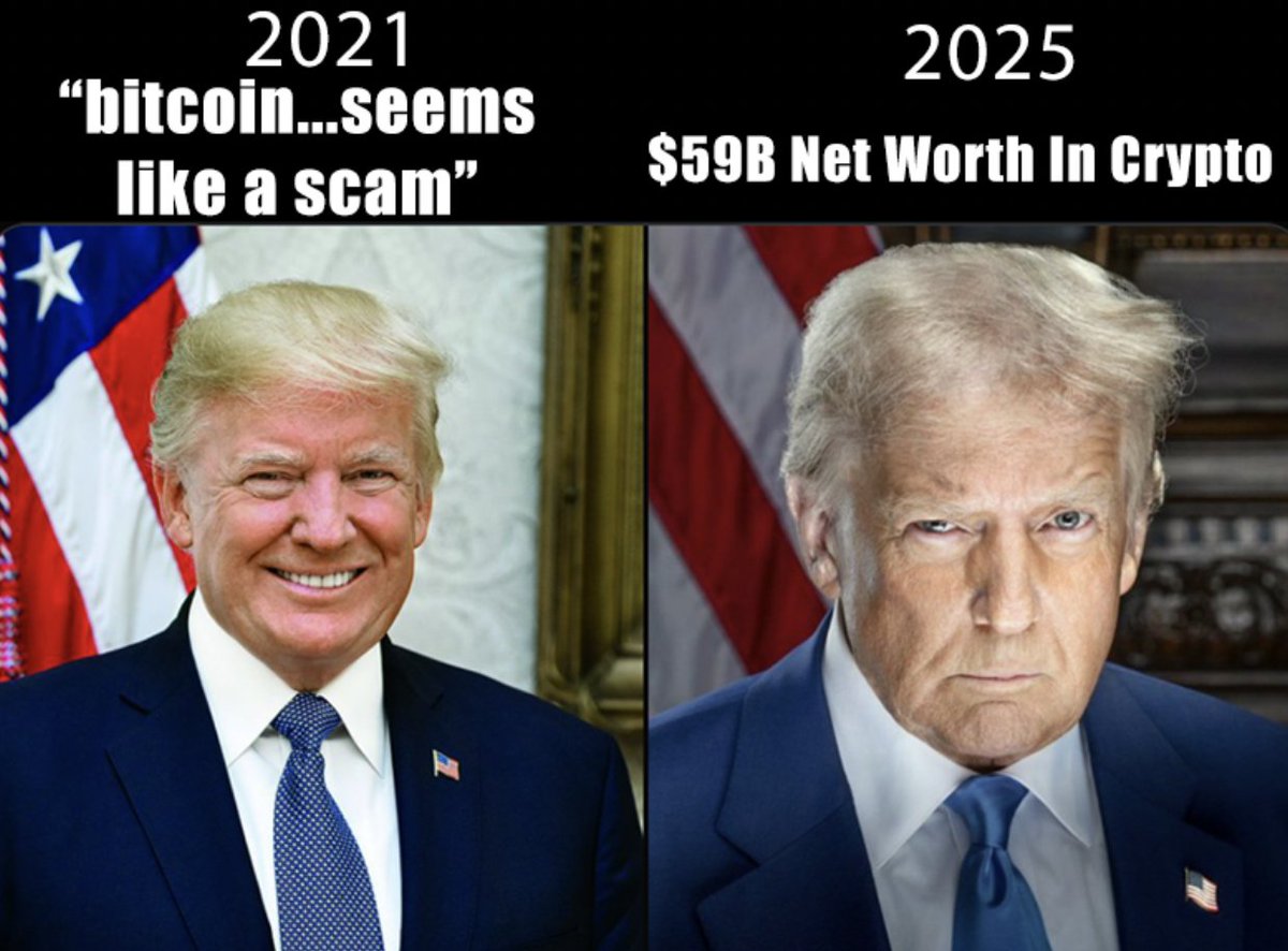 Trump came around to crypto, and then he became President. 🇺🇸

From here, everything changes.

Supercycle.