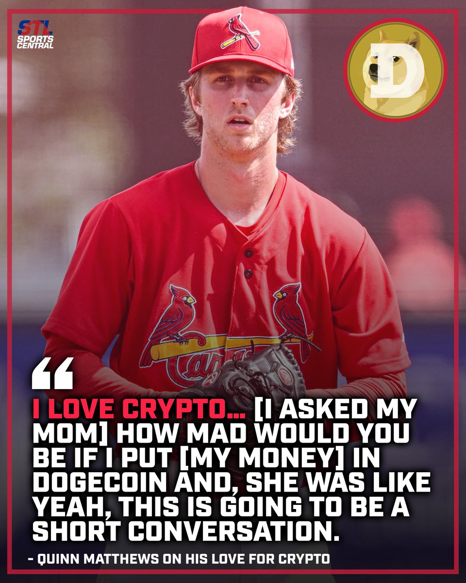 STLSprtsCntrl's tweet image. Quinn Matthews, big crypto guy #STLCards

(h/t: @DealinTheCards)