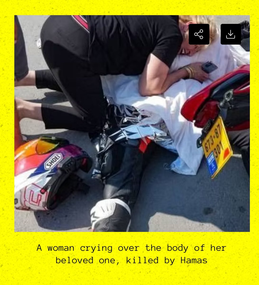emme_jay's tweet photo. Enjoy 🤮 your celebrations today. Just remember this moment in the not-so-distant future, when 🫂 their 👶🏼👧🏼 will instead look like ⬇️ for countless 🇮🇱🤰🏼
And no, I will not provide you w/ a trigger warning for graphic content…
…b/c no one warned us on 10/7
#MathNotMathing 🕳️ https://t.co/DOxmXUeWtq
