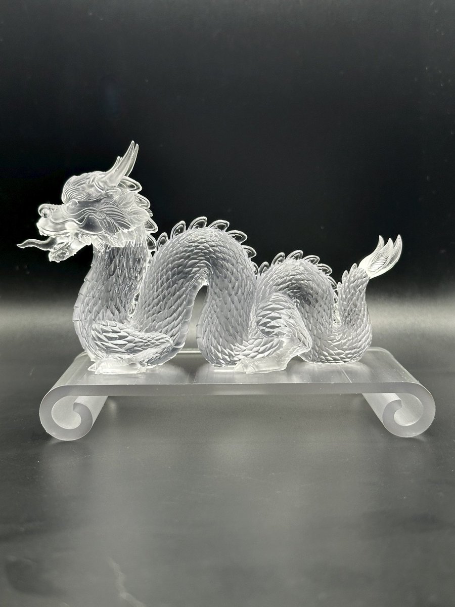 Trevor3DPrints's tweet photo. One year ago (#YearOfTheDragon ) I #3dprinted this on the @Elegoo_Official Saturn 3 Ultra 
#hotmakes #3DPrinting #3dprint https://t.co/iOxtH0cxLi