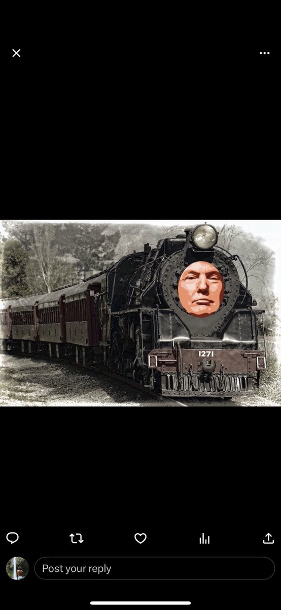 backwoodsbreak1's tweet photo. #trumptrain incoming !!! https://t.co/tTy5qeQwNP