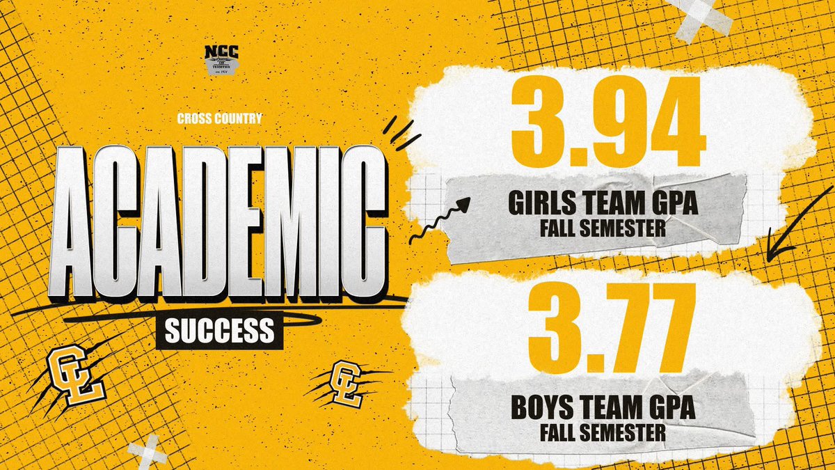 Very proud of our hard work in the classroom! 26 Cross Country student athletes earned 4.0's for our fall semester!