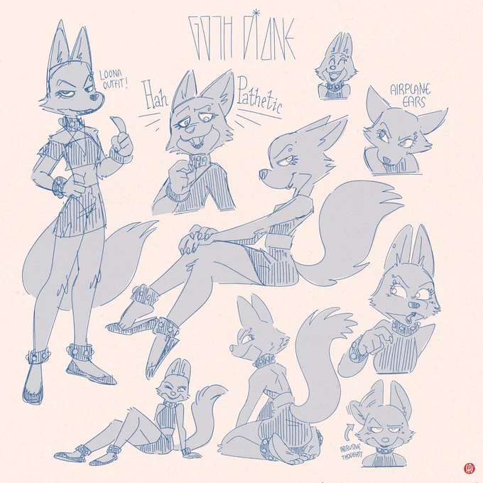 More goth Diane doodles 