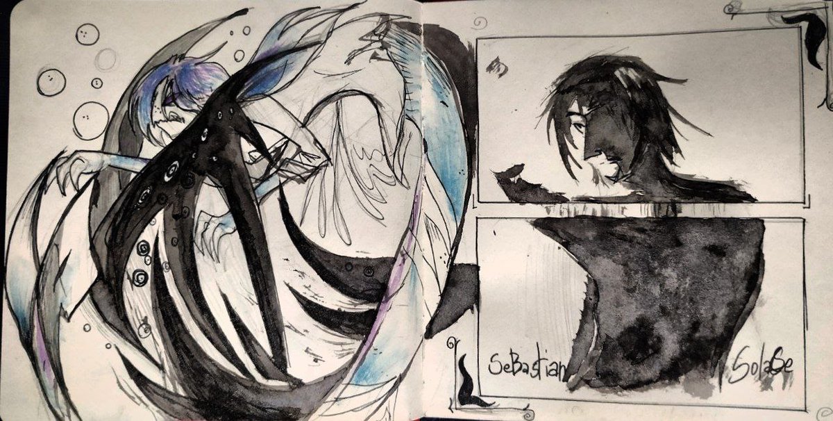 Ferrovti's tweet photo. Experimented a bit with ink Illustration...🖋 

#Pressure #sebastiansolacefanart #SebastianSolace #pressurefanart https://t.co/YMBH7jYkpV