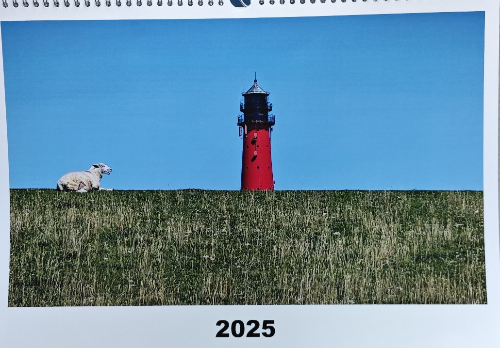 fussball_freund's tweet photo. Auch dieses Jahr beglücke ich euch mit meinen #ScharfeSchafe Kalenderblättern. Hier das Deckblatt: Ein Schaf, ein Leuchtturm und meine Welt ist in Ordnung. #Pellworm #Nordsee #Nordfriesland https://t.co/o8tlbWiMTP