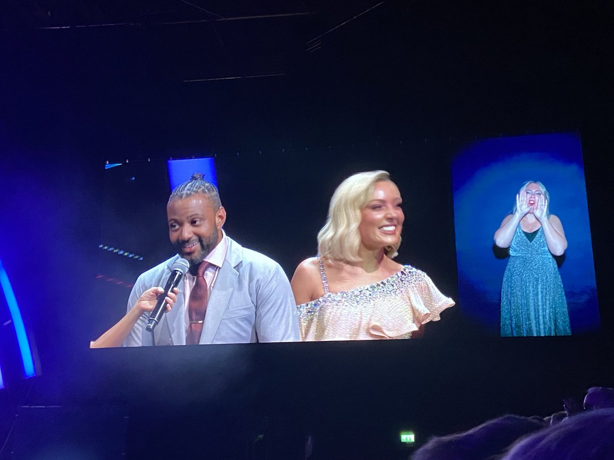 TraceyDagley's tweet photo. good to see the inspirational #AmyDowden back in action #StrictlyComeDancing #Birmingham won by #Tasha & #Aljaz today ๐๐ฉถ๐๐๐ https://t.co/eemxS0Ei25