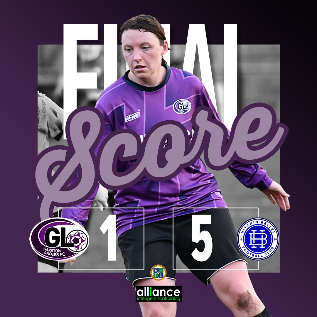 Disappointing. Lost our way second half. We'll keep battling 💜⚽

Goal: <a href="/RookeryEmma/">Emma Trill</a> (done myself dirty on the GFX as well 🙃🫡)

#GLFCFirsts | <a href="/GarstonLadiesFC/">Garston Ladies FC 💙</a>
