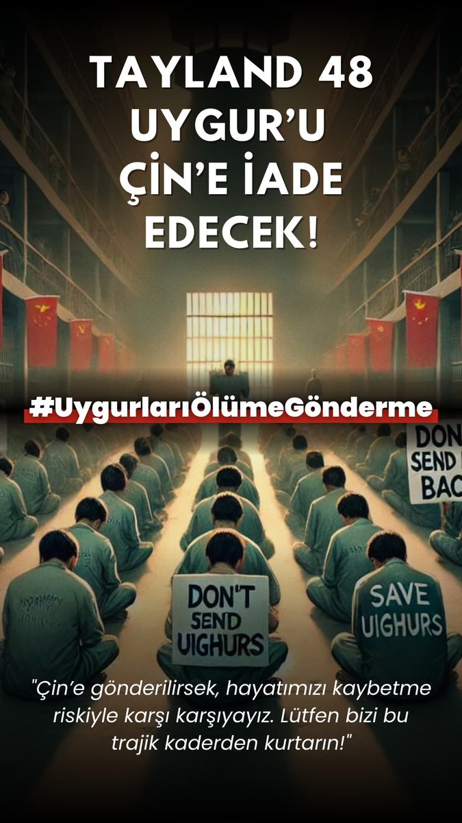 #UygurlarıÖlümeGönderme