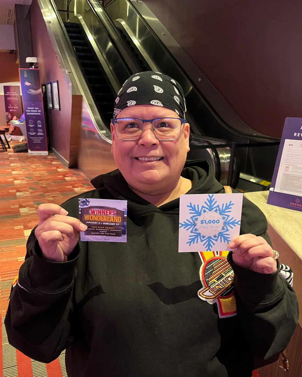 Congratulations to Anita! 🎉
She’s our latest winner, taking home $1,000 Free Play this last Thursday's 8 p.m. Winners Wonderland draw at Hastings Racecourse! 💰
There’s still time to join the excitement, the $2,000 Free Play Grand Prize is still up for grabs! 🌟
Let’s give Anita