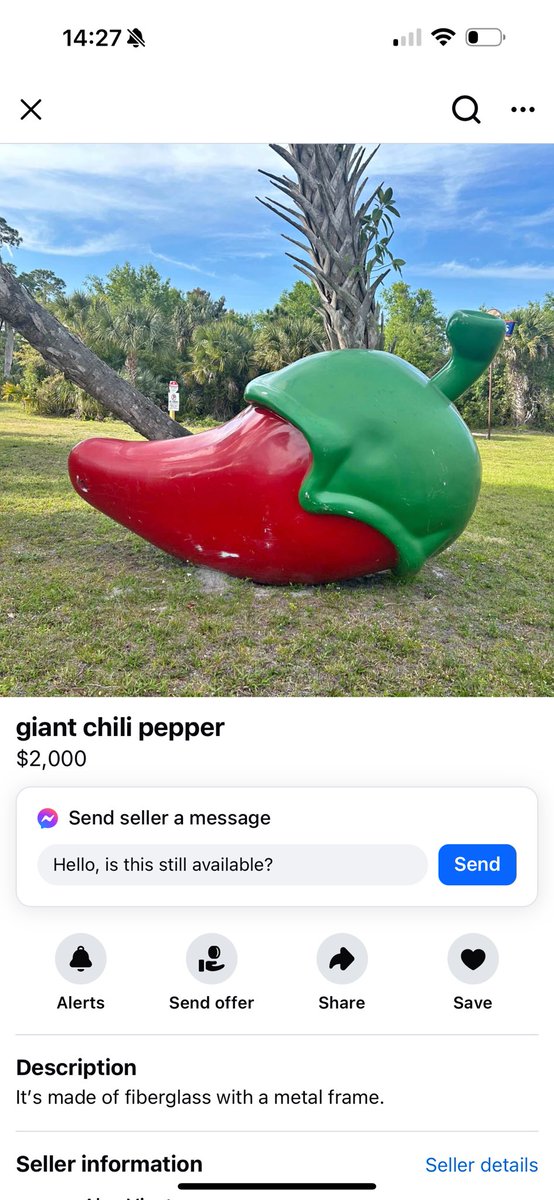 Cant believe <a href="/girdley/">Michael Girdley</a> is willing to part with such a one of a kind gift from <a href="/Chilis/">Chili's Grill & Bar</a>