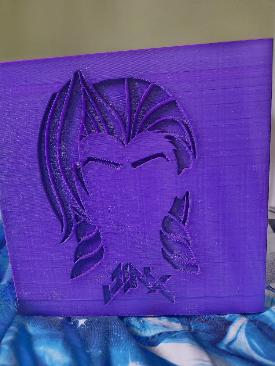 I got this made years ago. From a friend.. should I paint it? I've been debating. 

#Jinx #arcane #crafts