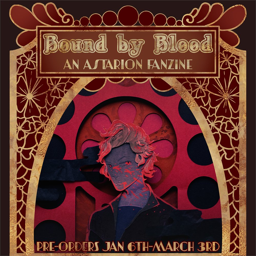 feiyu @ zines (10/17) (@_feiyu) on Twitter photo Sharing a preview of my piece for <a href="/astarionfanzine/">Bound by Blood - An Astarion Fanzine</a> ~ Preorders are open until March 3rd! I hope you check it out! ⭐️🩸⭐️🩸 Sharing a preview of my piece for <a href="/astarionfanzine/">Bound by Blood - An Astarion Fanzine</a> ~ Preorders are open until March 3rd! I hope you check it out! ⭐️🩸⭐️🩸