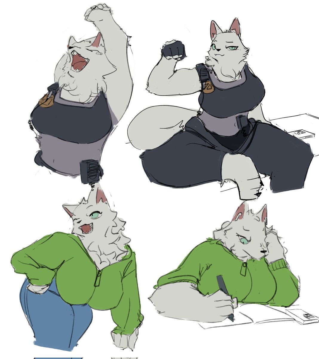 cfoxxxo's tweet image. I drew my wife in my mind
#furry