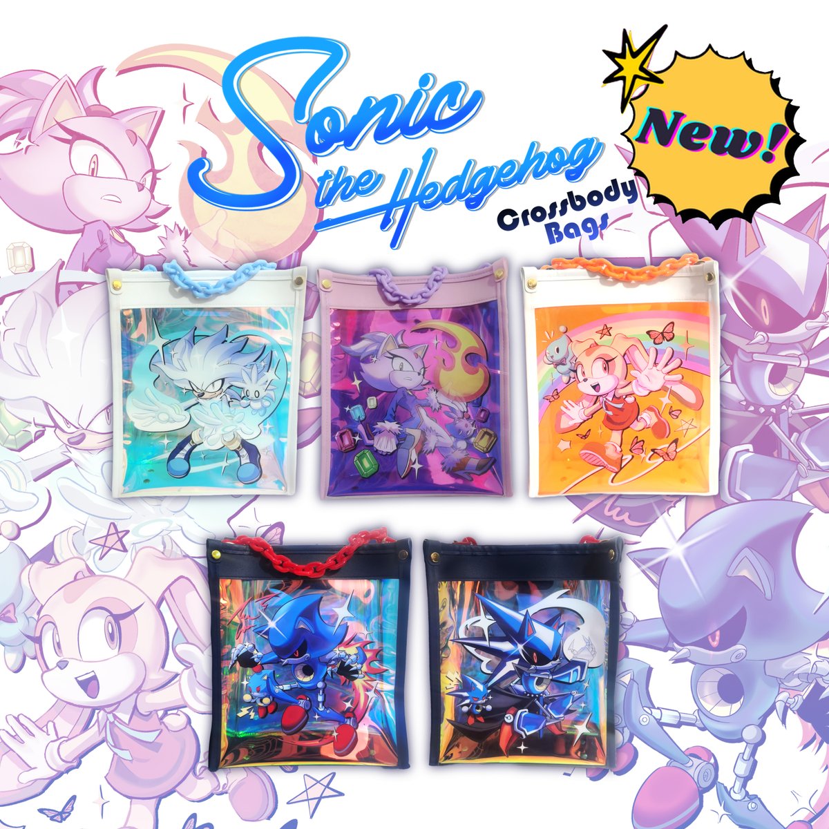 judgedarts's tweet image. ✨giveaway time!✨

my new sonic bags are finally up for preorder! to celebrate, i want to host another giveaway for these ^_^ please read the rules and other info in the thread below to enter the giveaway!