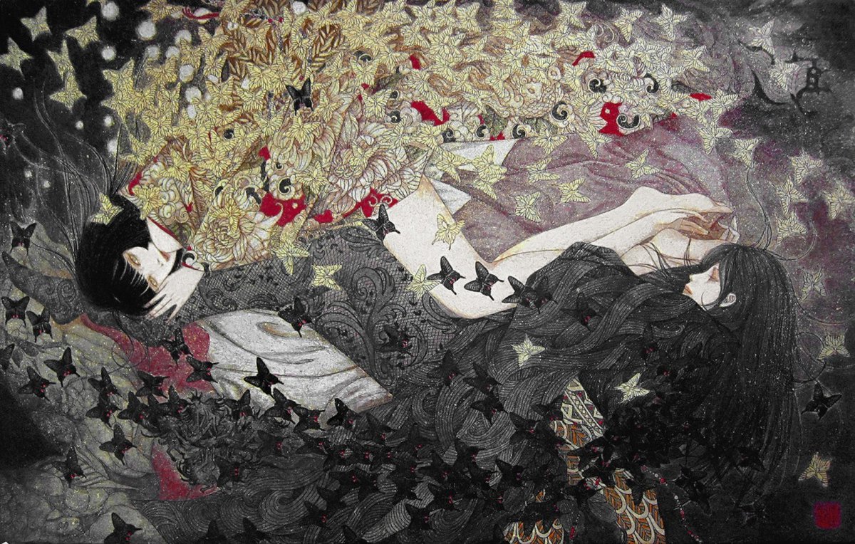 solisolsoli's tweet image. Study by Masaaki Sasamoto