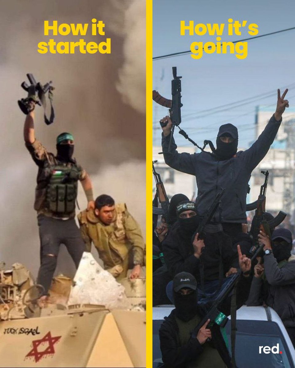 doolate_zohor's tweet photo. How it started
vs
How it's going 

#غزة_تنتصر 
#غزة 
#فلسطین_پیروز https://t.co/CaG1Jb7wkY