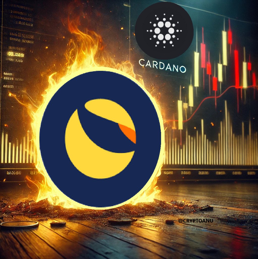 CryptoAnu_'s tweet photo. 🚨 $LUNC PRICE ALERT: LUNC tumbles 50% from December highs, now trading at $0.000095.

Despite the dip, Cardano’s Charles Hoskinson hints at potential collaboration with Terra Luna Classic, exploring algorithmic stablecoins &amp; more.

$ADA $LUNA $USTC https://t.co/t5pP9snkCG