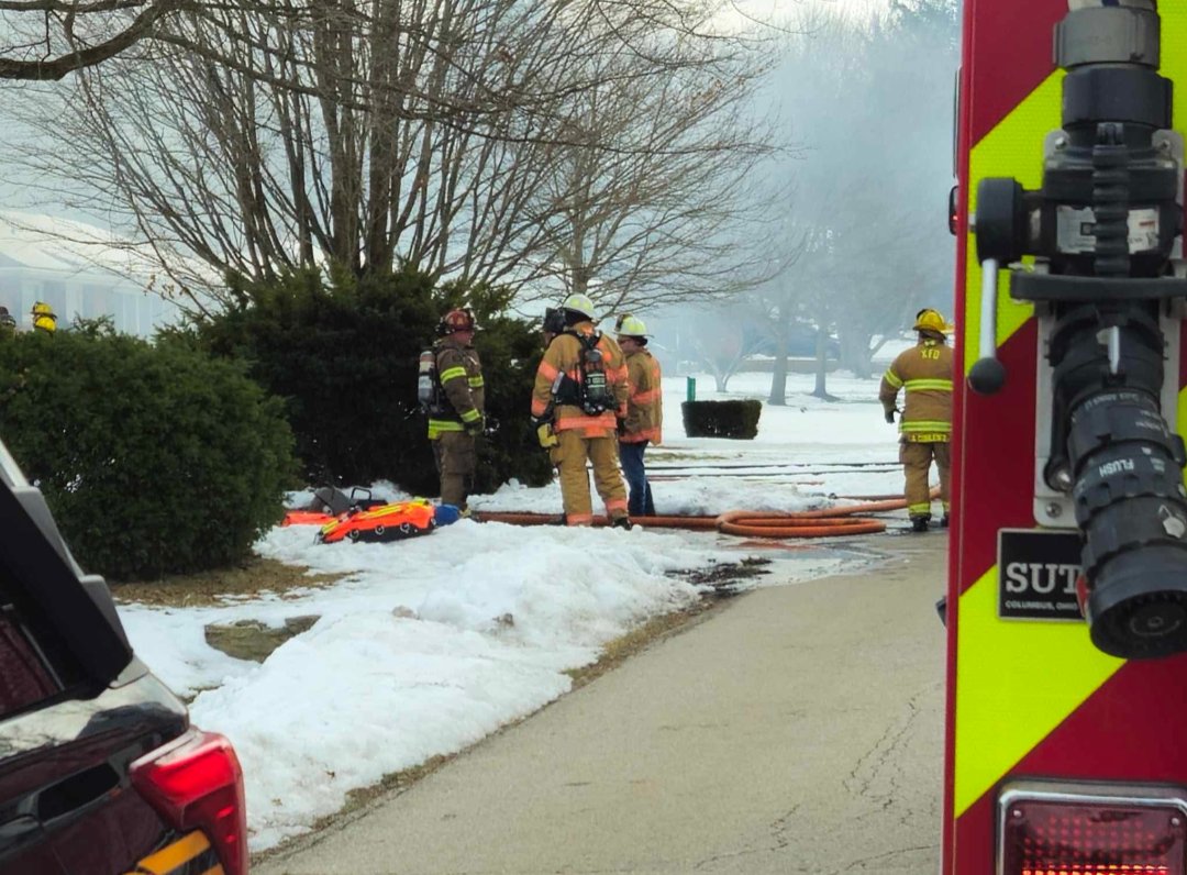 Earlier today, crews from 'A' Shift assisted Xenia Township Fire Department with this residential fire in the 1000 block of Whitestone Rd. Credit to the original photographers. D Nelms fire photo