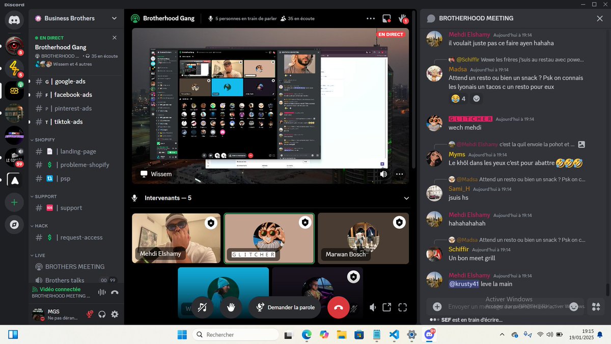 QUI DIT , DIT LIVECOACHING DU BROTHERHOOD GANG 
VALUE , CONSEILS , TIPS , tout était de la partie !
MERCI LA DREAM TEAM !
@iamryankash
@mehdielshamy
@astark_eth
<a href="/glitcher000/">Glitcher</a>
@marwan_bosch