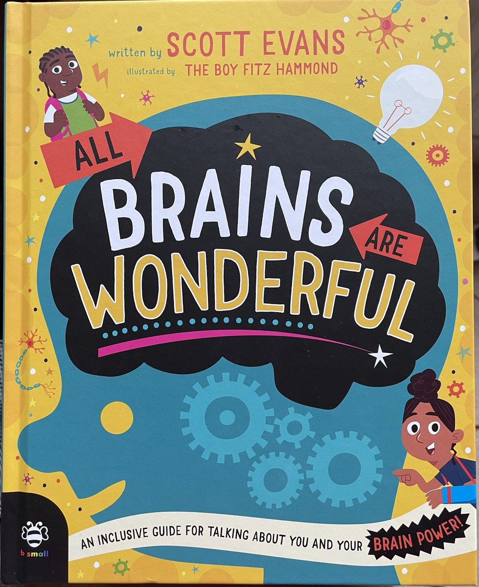 Thank you so very much <a href="/bsmallpub/">b small publishing</a> for sending me a copy of #AllBrainsAreWonderful written by <a href="/MrEPrimary/">Scott Evans | The Reader Teacher®</a> &amp; illustrated by <a href="/tbfhDotCom/">The Boy Fitz Hammond</a> 
This will be a perfect book for me to read during #HealthInformationWeek #HIW which begins tomorrow 😊📙
