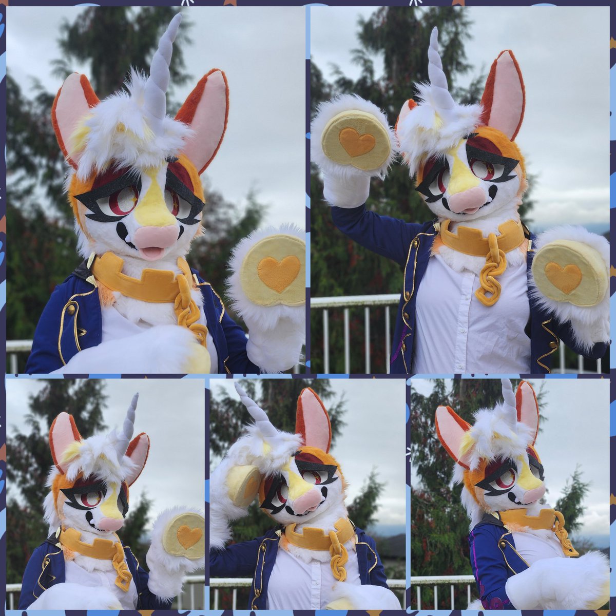 heckhoundzstudi's tweet photo. Churchill the Unicorn 🌅
Catching upon my social media posts! So meet Churuchill, an artistic liberty Unicorn complete with horse hooves, kemono hair and sleepy eyes!
#fursuitmaker https://t.co/0p9burTGdI