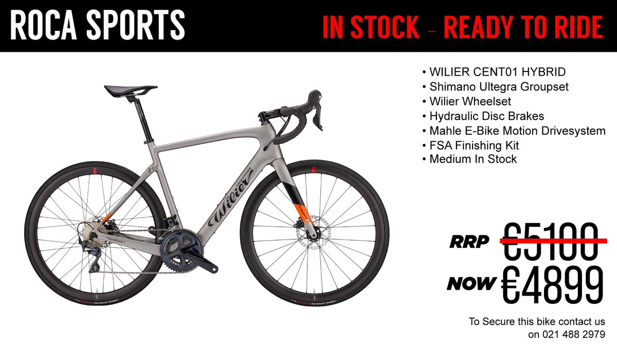 RocaSportsIrl's tweet photo. Electric Road bikes in Store @RocaSportsIrl https://t.co/WvAR3YpGif