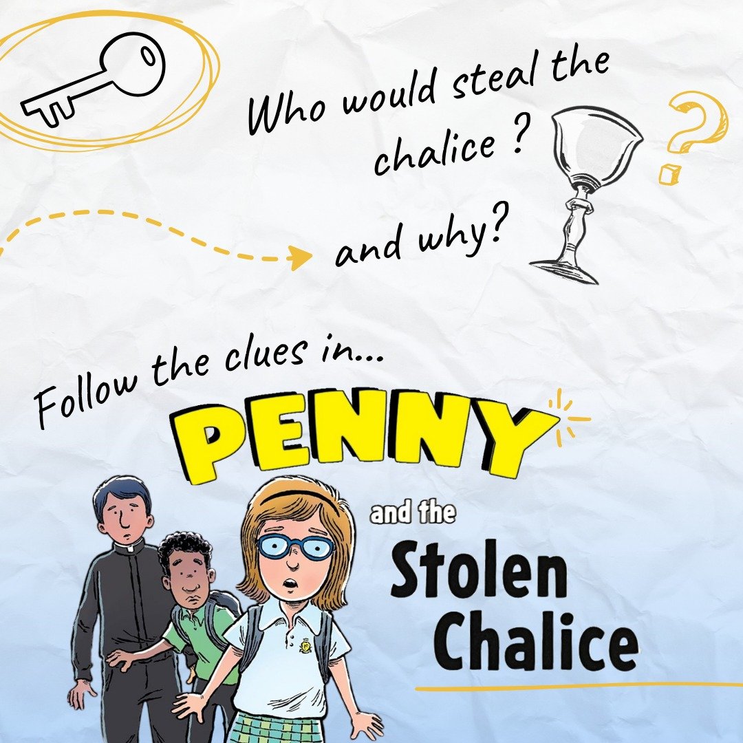 Antony Barone Kolenc (@tonykolenc) on Twitter photo Who would steal a chalice from the altar? and why? Follow the clues in "Penny and the Stolen Chalice!" Available at buff.ly/4g7aeIS , Amazon.com, or at your local #Catholic bookstore. <a href="/OSV/">Our Sunday Visitor</a>
#osvkids #mystery #middlegrade #christian #eucharist #holycommunion Who would steal a chalice from the altar? and why? Follow the clues in "Penny and the Stolen Chalice!" Available at buff.ly/4g7aeIS , Amazon.com, or at your local #Catholic bookstore. <a href="/OSV/">Our Sunday Visitor</a>
#osvkids #mystery #middlegrade #christian #eucharist #holycommunion