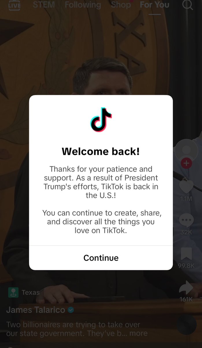 TikTok ban lasted only 12 hours….

Planned or unplanned, this will go down as one of 2025’s biggest organic marketing campaigns …crazy amount of reach over nothing 😂