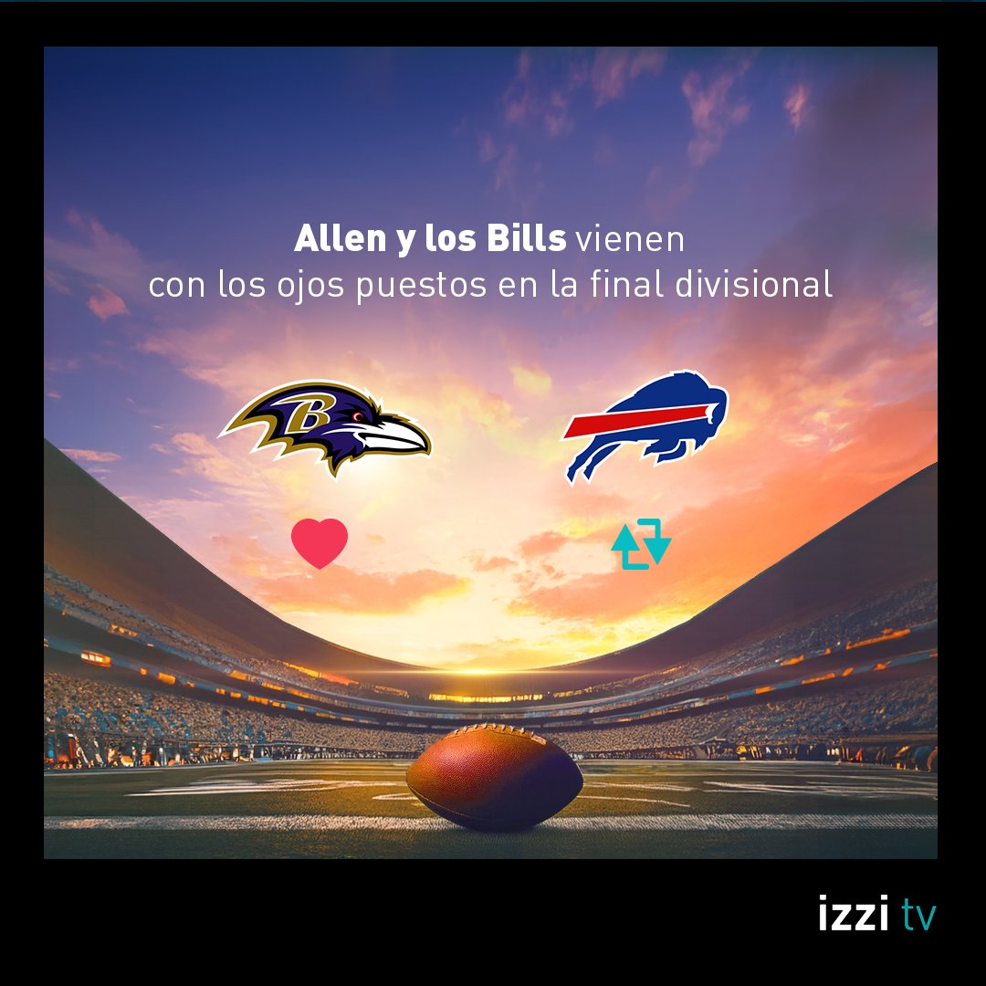 izzi_mx's tweet photo. @Ravens o @BuffaloBills, ¿cuál de ellos comenzará sus vacaciones este fin de semana y quien seguirá su camino rumbo a la grandeza? ¿Qué dicen tus #izziPicks al respecto? 🏈🔥

#LaNFLsevivemejorenizzi #NoMeLoPierdoEnizzi https://t.co/2Vb7l6GrLZ