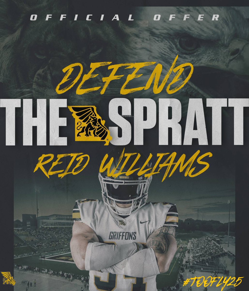 After an amazing visit and conversation with <a href="/TylerFenwick2/">Tyler Fenwick</a> I am extremely blessed to receive an offer from <a href="/MWSU_Football/">Missouri Western Football</a>! I’m very grateful for the opportunity #AGTG <a href="/CoachEmoore/">Eriq Moore</a> <a href="/Coachchojnacki/">Brent Chojnacki</a> <a href="/12tHManBoosters/">12th Man</a> <a href="/Howell_FB/">Howell Football</a> <a href="/JPRockMO/">JP Rock</a> <a href="/6starfootballMO/">Six Star Football | MISSOURI</a> <a href="/GSV_STL/">Gateway Sports Venue</a>