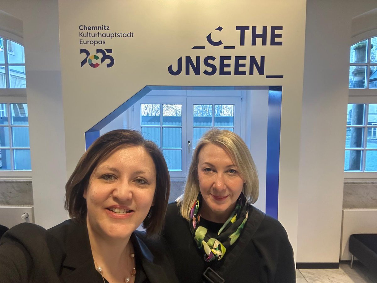 #Chemnitz wurde gestern offiziell zur Europäischen Kulturhauptstadt 2025 ernannt. Den Titel unter dem Motto „C the Unseen“ trägt die 🇩🇪 Kulturhauptstadt gemeinsam mit Nova Gorica!🥳