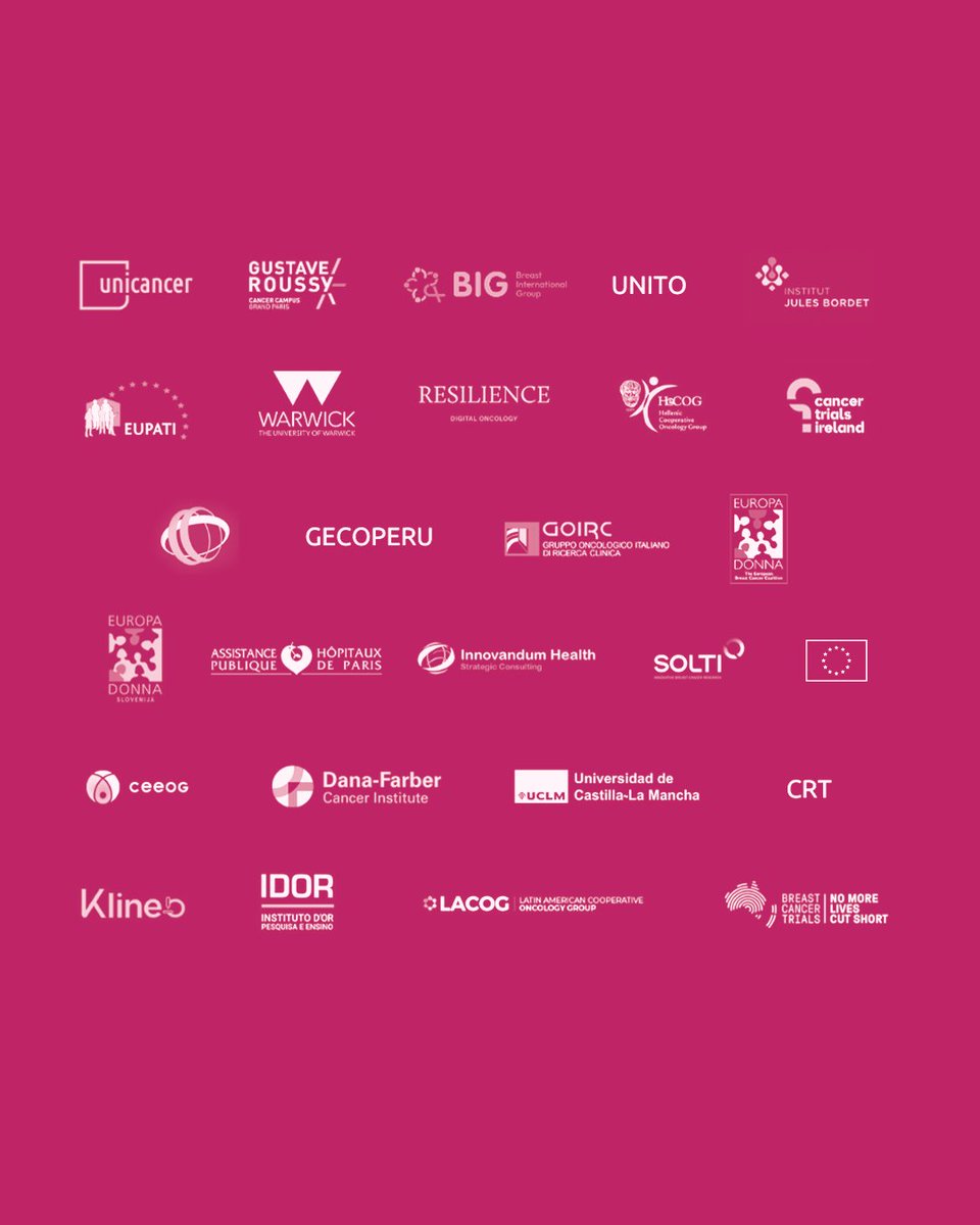 LACOG - Latin American Cooperative Oncology Group (@lacog_group) on Twitter photo In December 2024, LACOG, <a href="/uicc/">Union for International #CancerControl</a>, <a href="/BIGxResearch/">Breast International Group</a>, <a href="/GustaveRoussy/">Gustave Roussy</a>, <a href="/uniofwarwick/">University of Warwick</a> and 21 additional partners signed an Grant Agreement for the Path4Young project.
We are proud to be a partner of this project and to carry out collaborative and international studies for breast cancer. In December 2024, LACOG, <a href="/uicc/">Union for International #CancerControl</a>, <a href="/BIGxResearch/">Breast International Group</a>, <a href="/GustaveRoussy/">Gustave Roussy</a>, <a href="/uniofwarwick/">University of Warwick</a> and 21 additional partners signed an Grant Agreement for the Path4Young project.
We are proud to be a partner of this project and to carry out collaborative and international studies for breast cancer.