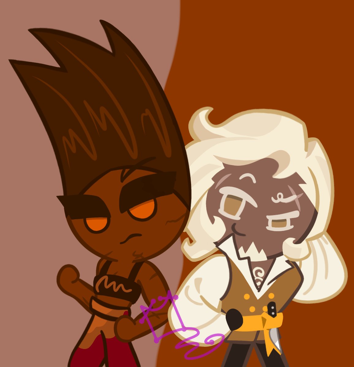 Michelle_J_C_C's tweet photo. @jamstarlove Royal Margarine x Fondant🧈💥
They're opposite poles, He falls in love at first sight while she rejects him all the time, but as they spend more time (like missions or training together) both discover new things and thus grow together https://t.co/Snmd5IDc4N