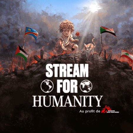 Pediavenir's tweet image. 🇫🇷 FLASH - Hatik a reversé tous les bénéfices de son dernier album à #StreamForHumanity, soit un montant total de 17 € 👏