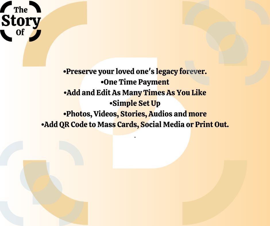 For a simple set up visit the buff.ly/4fUDQsR to sign up.
Feel free to send us a message with any questions you may have.
 #TheStoryOf  #CherishedMoments #DigitalLegacy #PreserveYourStory
