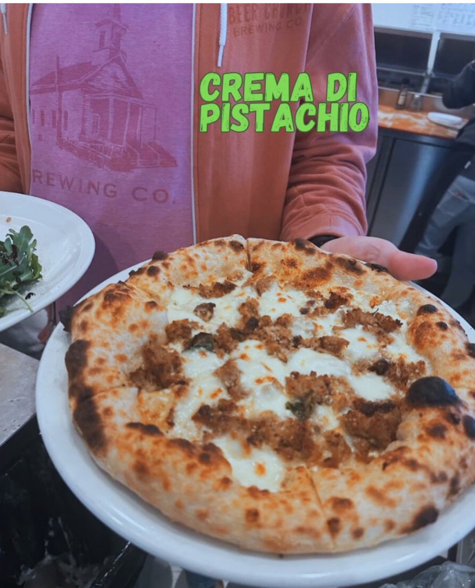 We made a few thousand of these babies in 2023.  So many of you swear by our unique house-made Pistachio Crema forming the base of this OG 🍕 and the way it blends with our OG Fennel Sausage.  Buon Appetito!