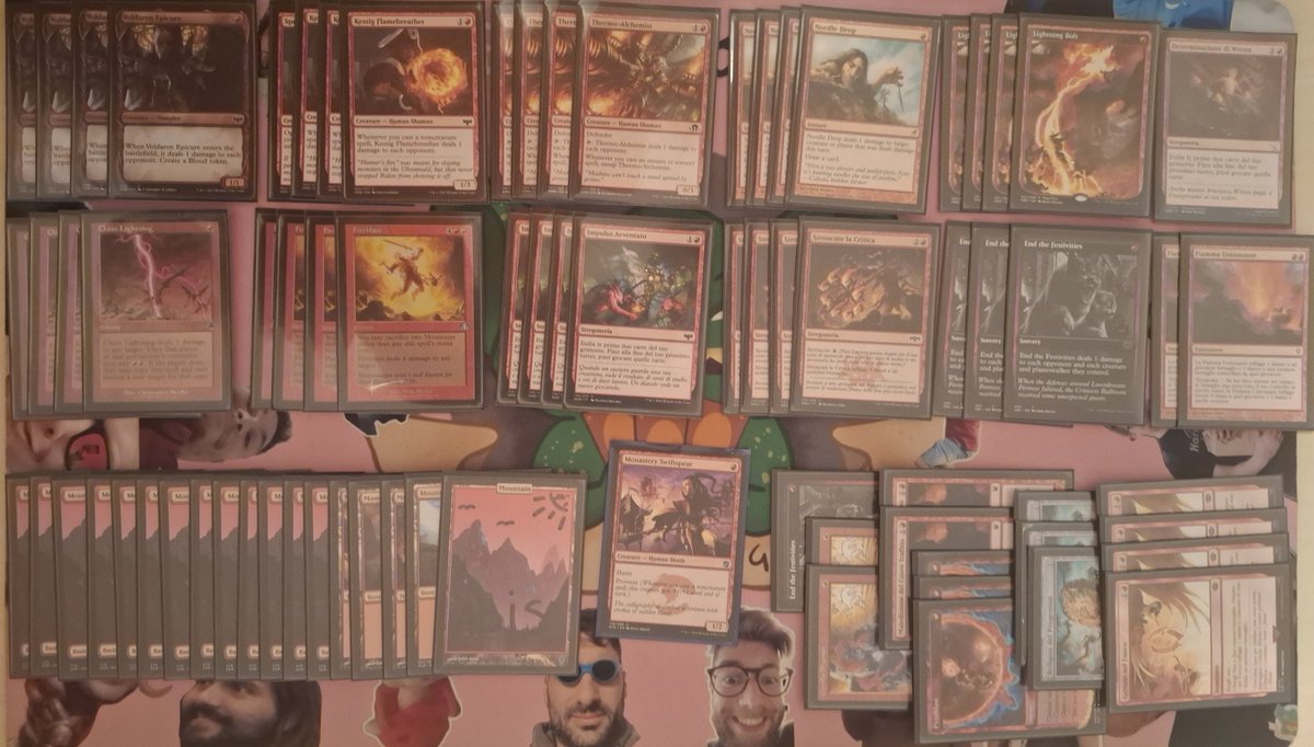 Marco_Rossi (@marco99rossi) on Twitter photo Great burn day!!!! I won the Lega Pauper Merate's IPT with old stile burn!!!
63 player tournament👀👀
When in doubt just go needle drop somewhere 🔥🔥😂
Also congrats to my teammate <a href="/Abis94/">BIBI il CONIGLIO</a> for reaching top 4 with altar tron!!
Mu in the comment
<a href="/LegaPauperMarte/">LegaPauper Martesana</a> Great burn day!!!! I won the Lega Pauper Merate's IPT with old stile burn!!!
63 player tournament👀👀
When in doubt just go needle drop somewhere 🔥🔥😂
Also congrats to my teammate <a href="/Abis94/">BIBI il CONIGLIO</a> for reaching top 4 with altar tron!!
Mu in the comment
<a href="/LegaPauperMarte/">LegaPauper Martesana</a>