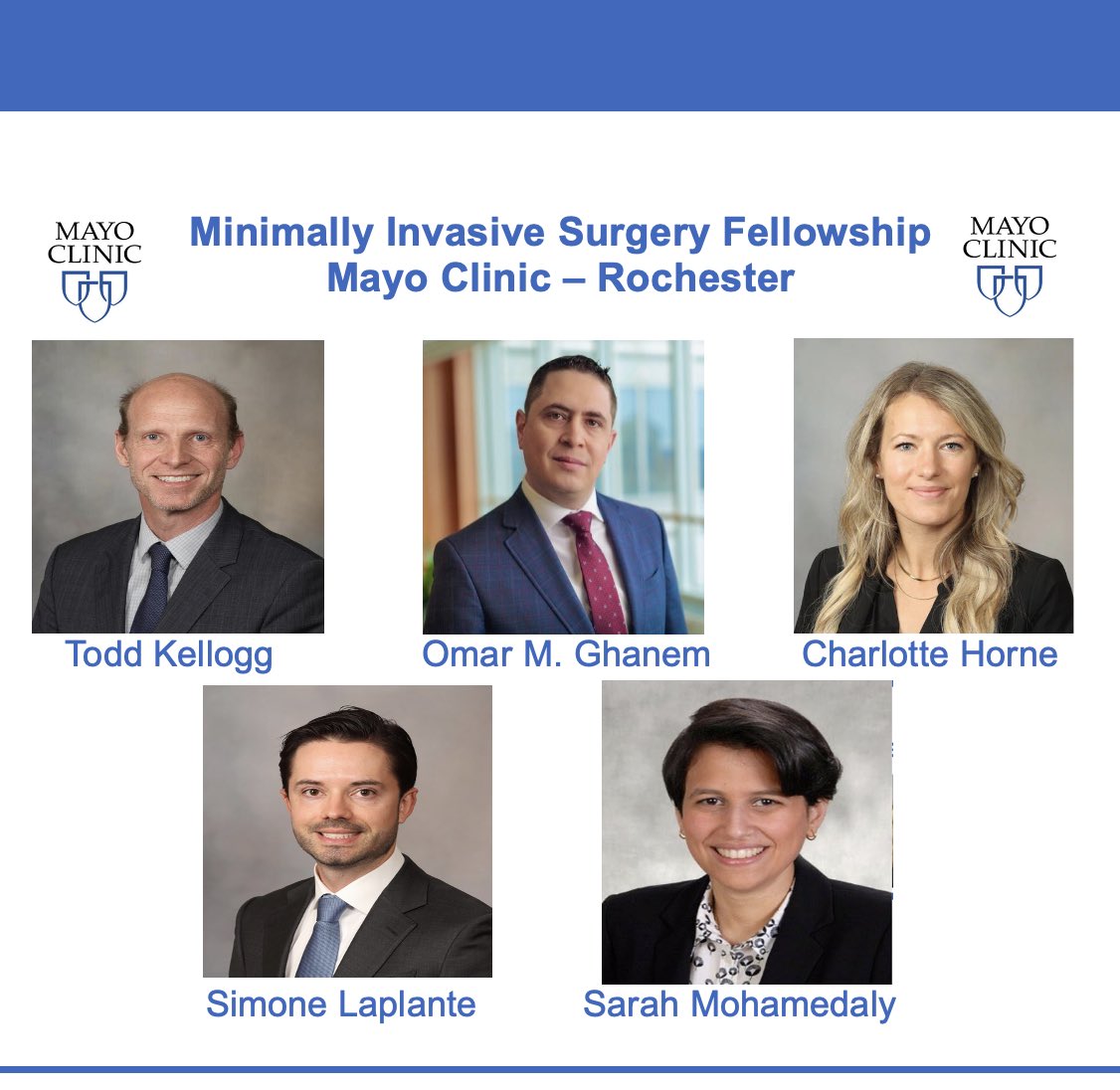 Fellowship Council 2026-2027 Applicants

The Mayo Clinic Fellowship offers extensive Complex Bariatric &amp; Abdominal Wall Surgery experience with distinguished faculty educators. Applications through the Fellowship Council Website. More details below 👇🏻👇🏻👇🏻