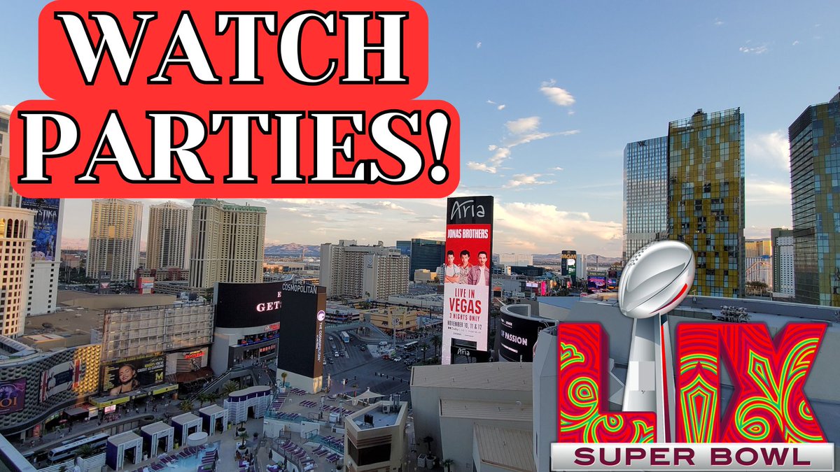 therealTVP's tweet photo. If you're going to be in Vegas for Super Bowl 59, check out this video with a list of watch parties that still have availability for the big game 😎 https://t.co/HvgOIueJMN https://t.co/N2TACsdsNd