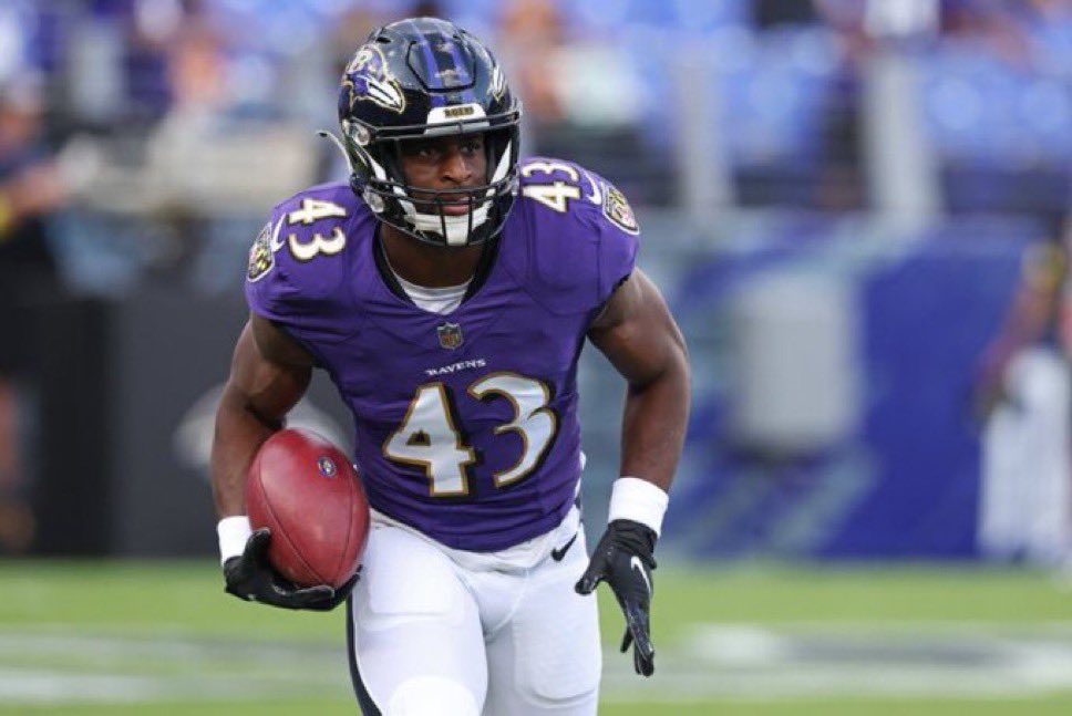 AlexCaruso's tweet photo. The BEST POSSIBLE MATCHUP

Justice Hill Over 2.5 Receptions

RUN up the ❤️ for one more NFL Play

Hill had 6 RECEPTIONS leading his team in receptions and rec yards last time vs the Bills

Who are the WORST TEAM in the NFL vs pass catching RBs and the Bills run the 7th MOST Zone

And Hill has the HIGHEST Target Rate of any Ravens starter today vs Zone (24%) and he’s caught 90% of his targets this year

Giving him a great shot as he needs 3 to go over and he had 6 in this SAME Matchup in a game the Ravens won by 25 earlier this year

Best Line: -150 Fliff/Fanduel