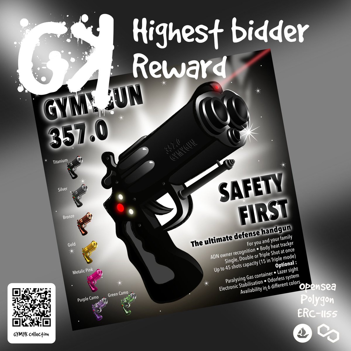 🔥 AUCTION LIVE 🔥 

Wowowowow 🔥💥🚀 incredible bid War!!!⚔️⚔️⚔️

We wanna thanks <a href="/Elegit2021/">Elegit</a> @mebisping and <a href="/Tony_Forest_22/">Tony Forest</a> for this support 🫂💯

Can we break the Ath Price??? Maybe🚀🚀

Now we are at 0.021eth for <a href="/Elegit2021/">Elegit</a> 💥

opensea.io/assets/matic/0…

#NFT #nftcollectors