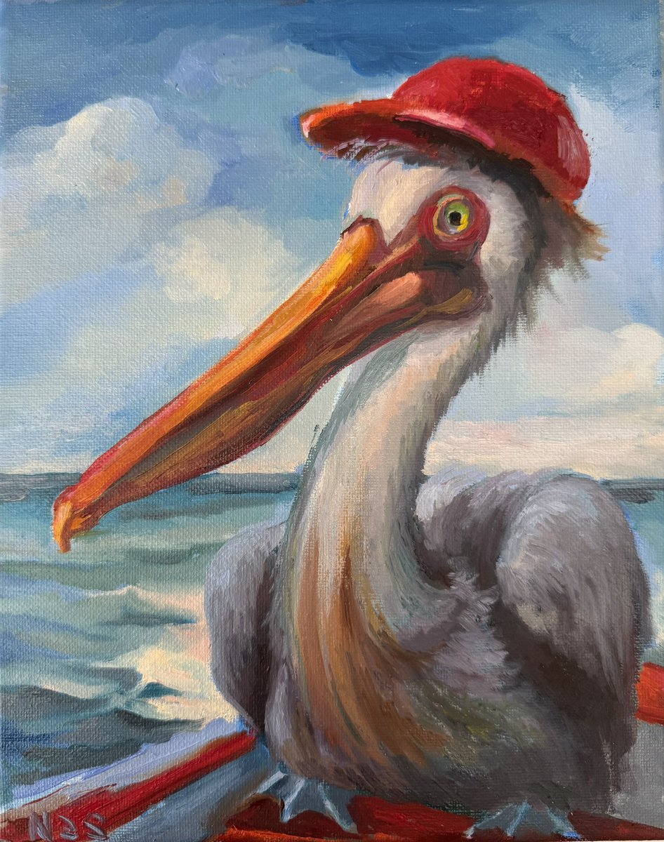 O3Okayama's tweet photo. https://t.co/sRvvakbuCH
#pelicanpainting 
Canvas/oil
8x10 inches 
#radiinasibullov https://t.co/Dtn6htKjOw